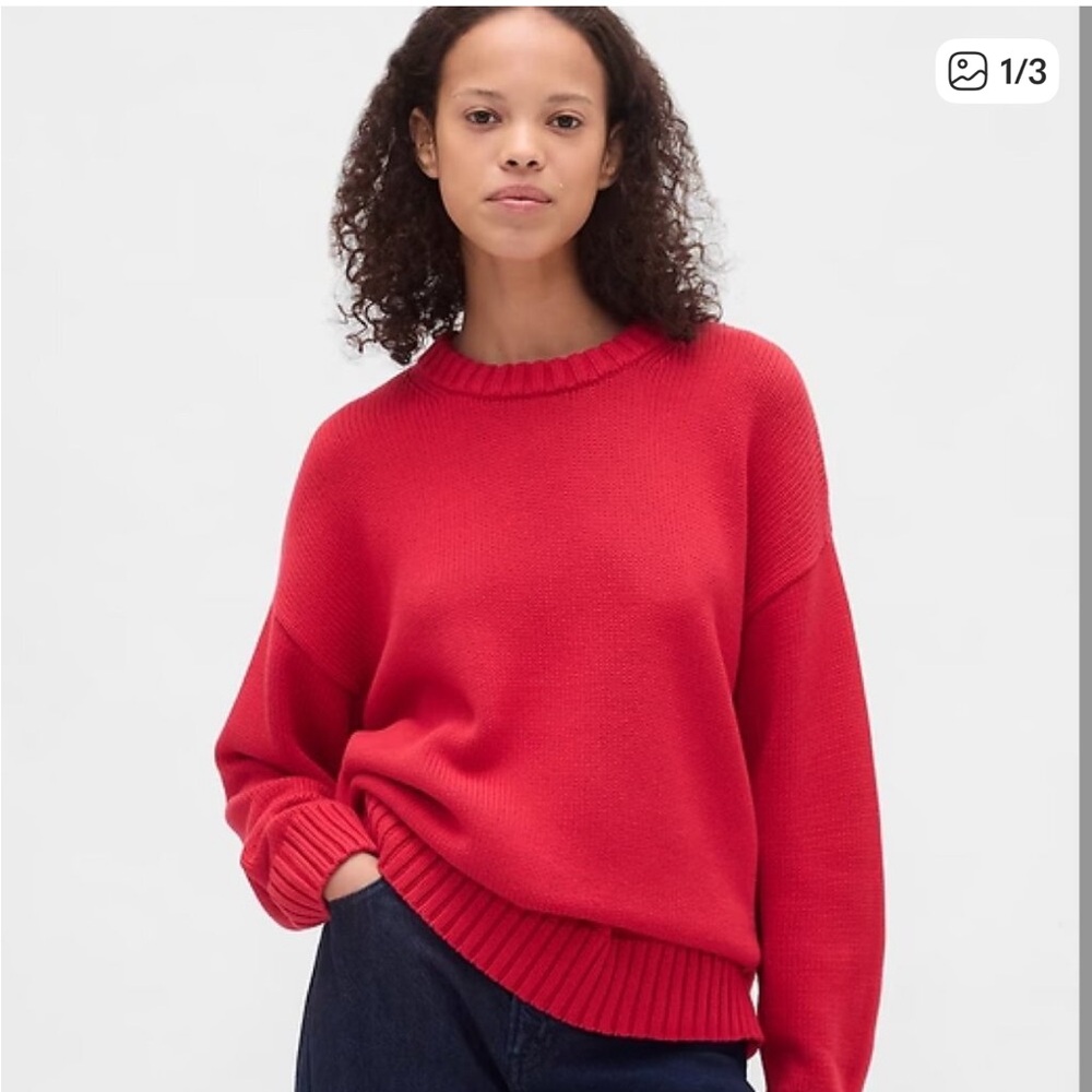 Gap 100% cotton oversized sweater size M